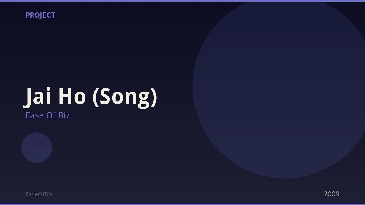 Jai Ho (Song)