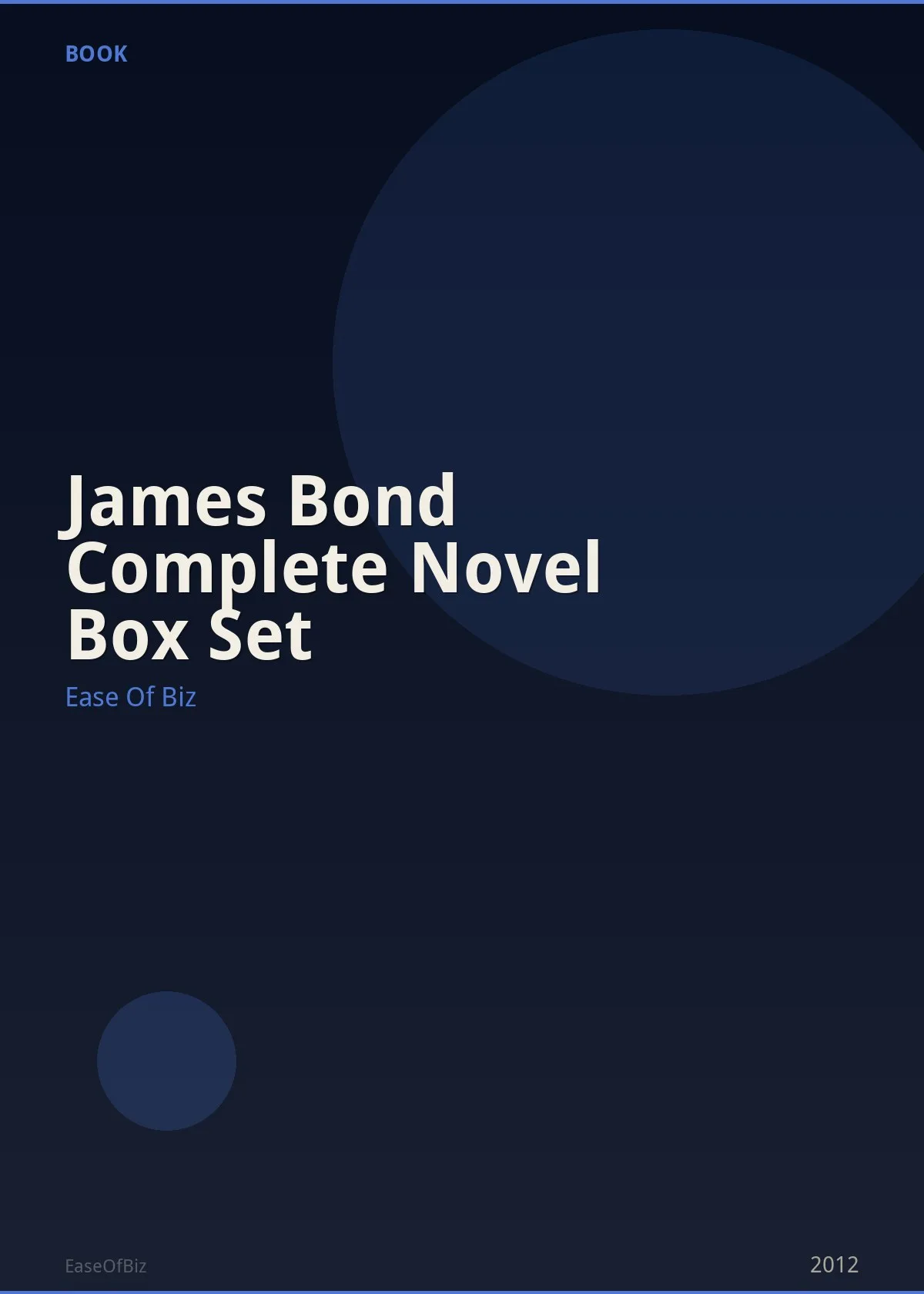 James Bond Complete Novel Box Set