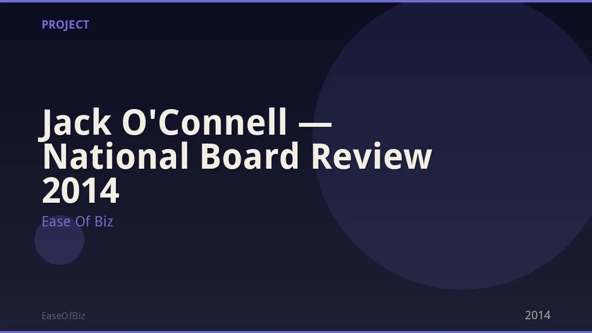 Jack O'Connell — National Board Review 2014