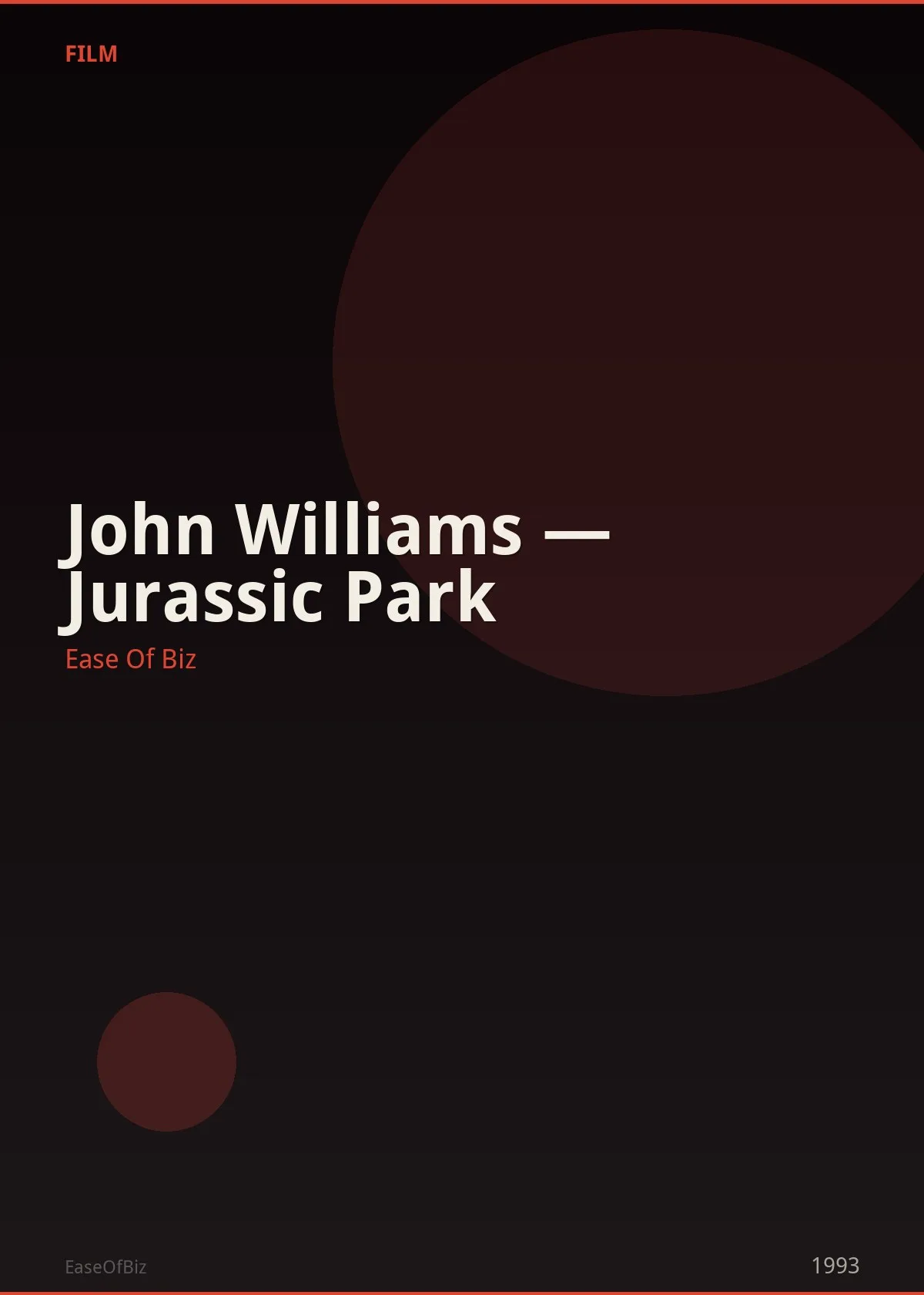 John Williams — Jurassic Park
