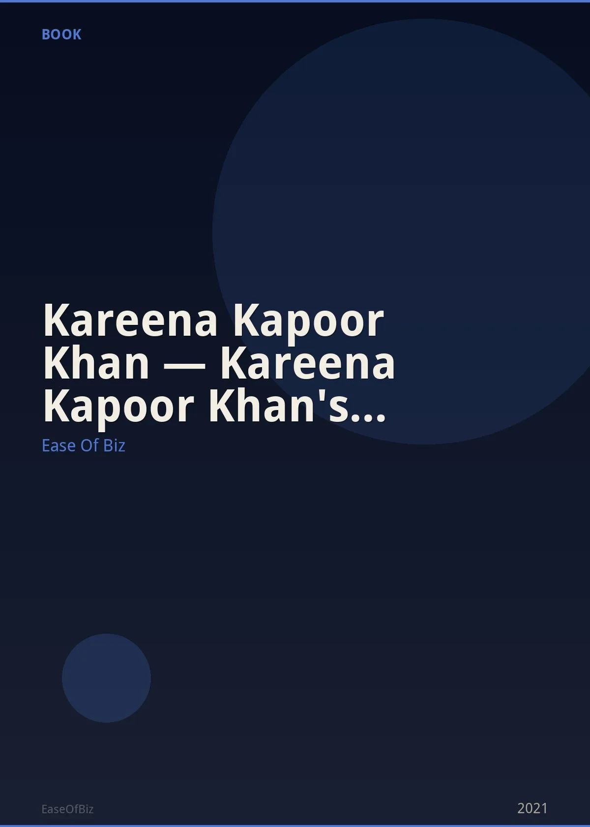 Kareena Kapoor Khan — Kareena Kapoor Khan's Pregnancy Bible