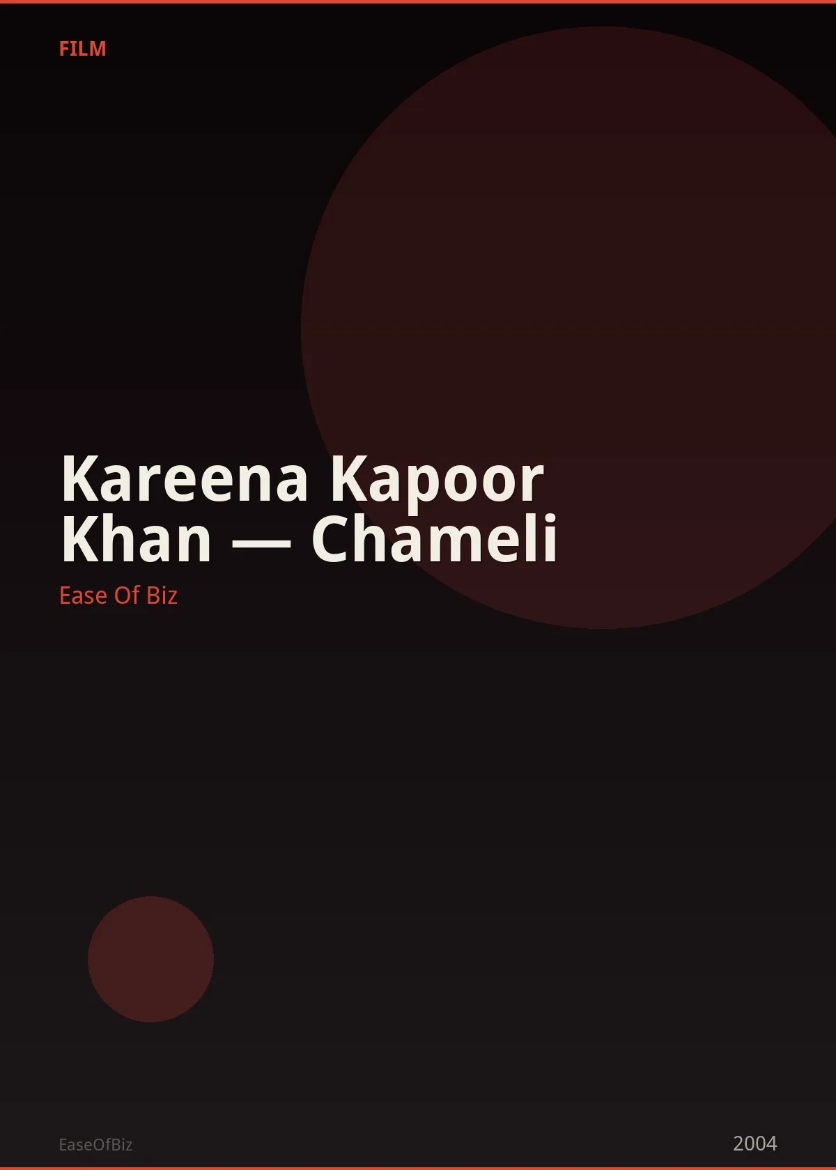 Kareena Kapoor Khan — Chameli