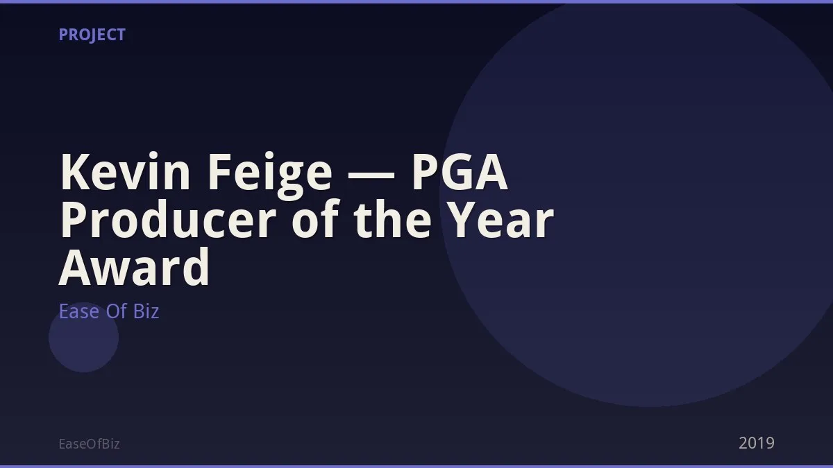 Kevin Feige — PGA Producer of the Year Award