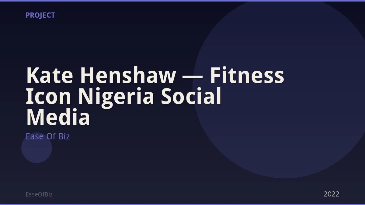 Kate Henshaw — Fitness Icon Nigeria Social Media