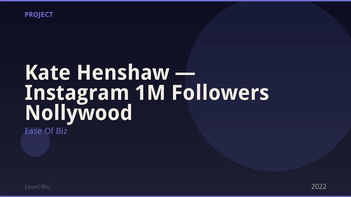 Kate Henshaw — Instagram 1M Followers Nollywood