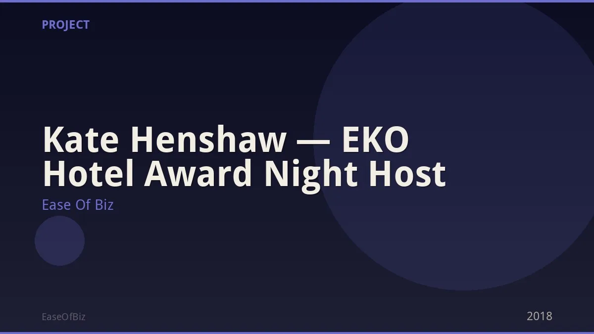 Kate Henshaw — EKO Hotel Award Night Host