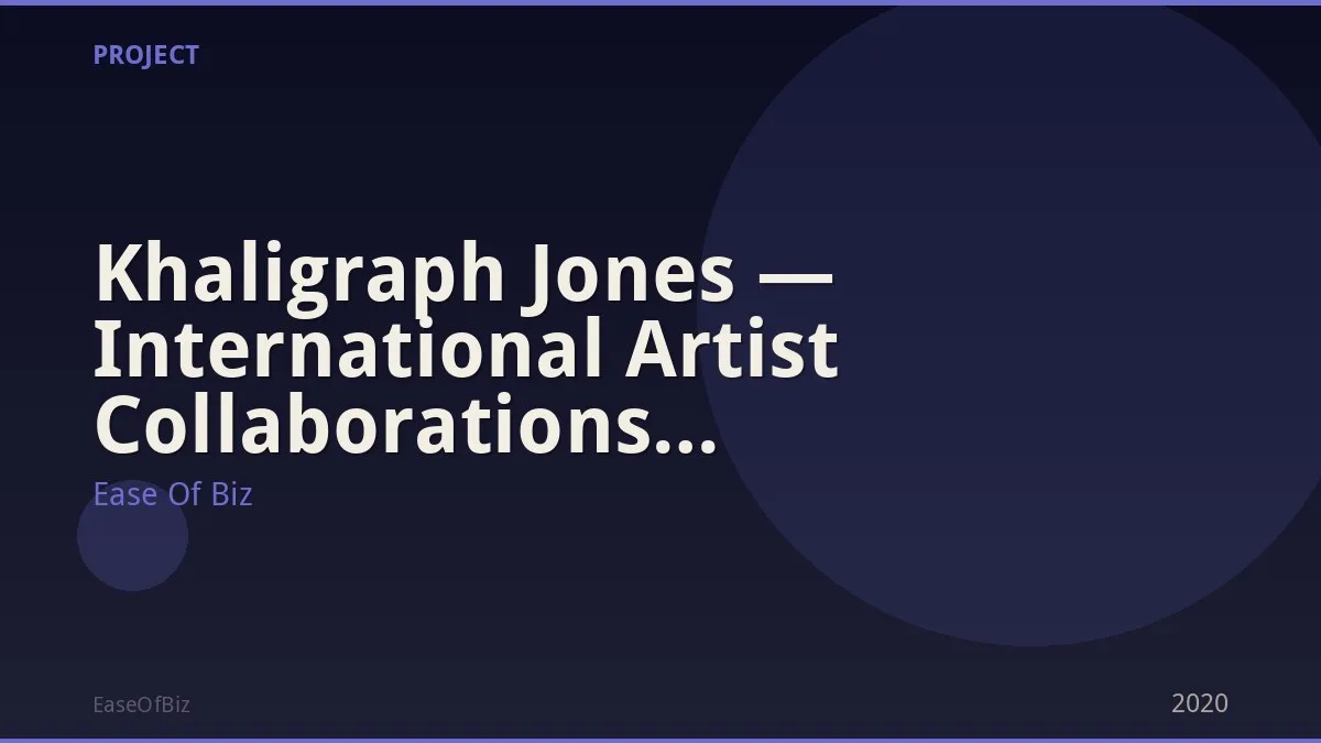 Khaligraph Jones — International Artist Collaborations (Sarkodie, Patoranking)
