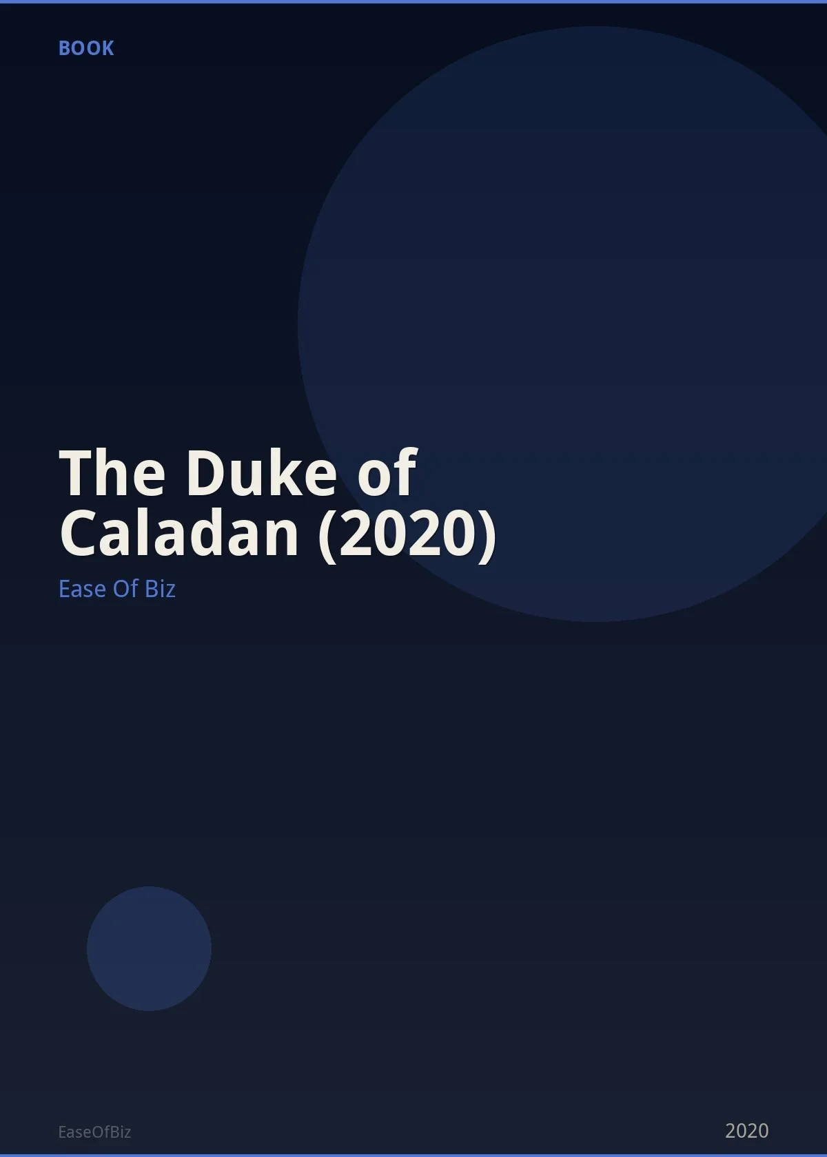 The Duke of Caladan (2020)