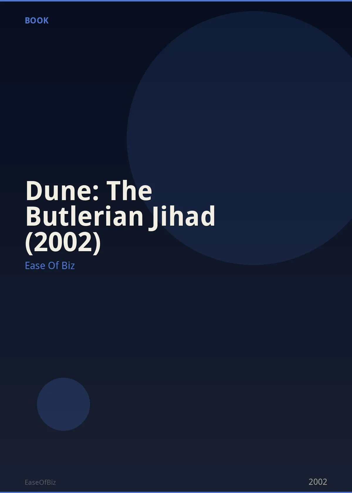 Dune: The Butlerian Jihad (2002)