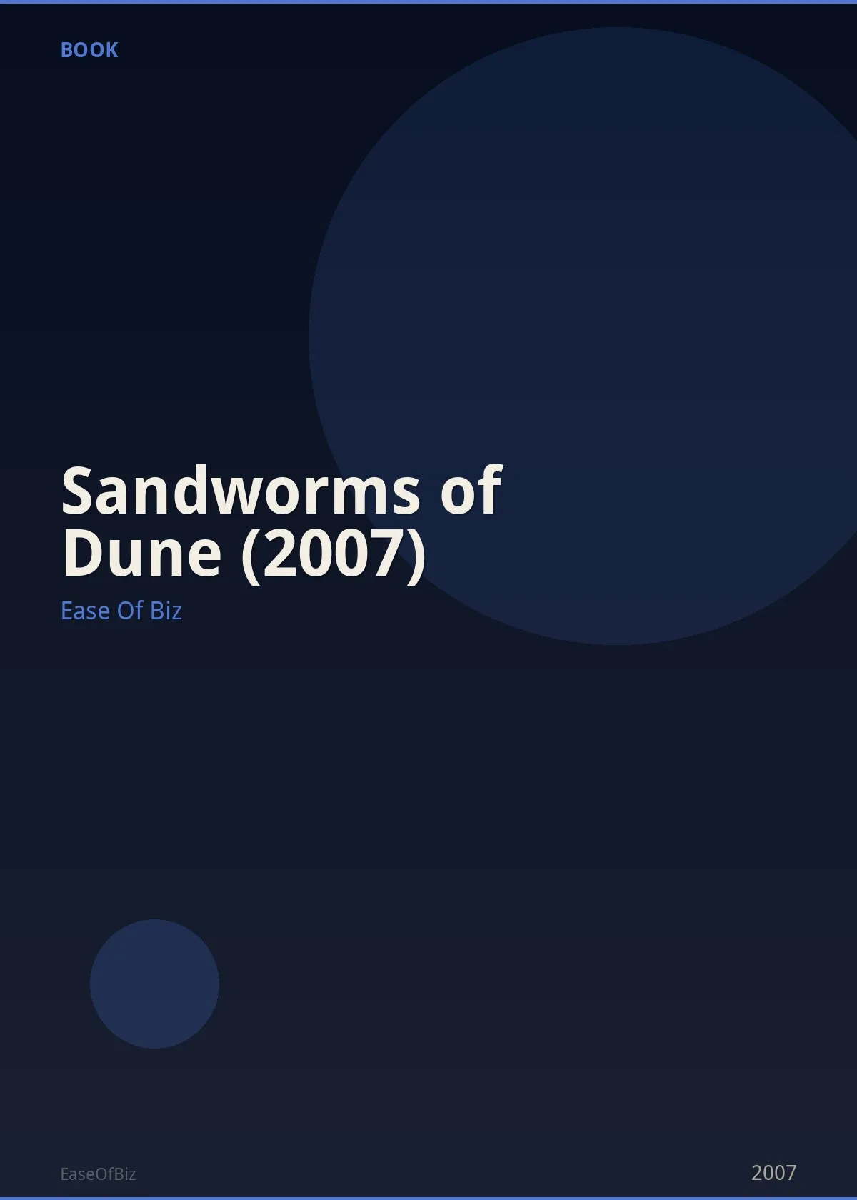 Sandworms of Dune (2007)