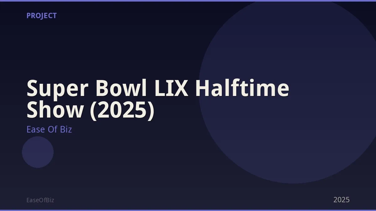 Super Bowl LIX Halftime Show (2025)