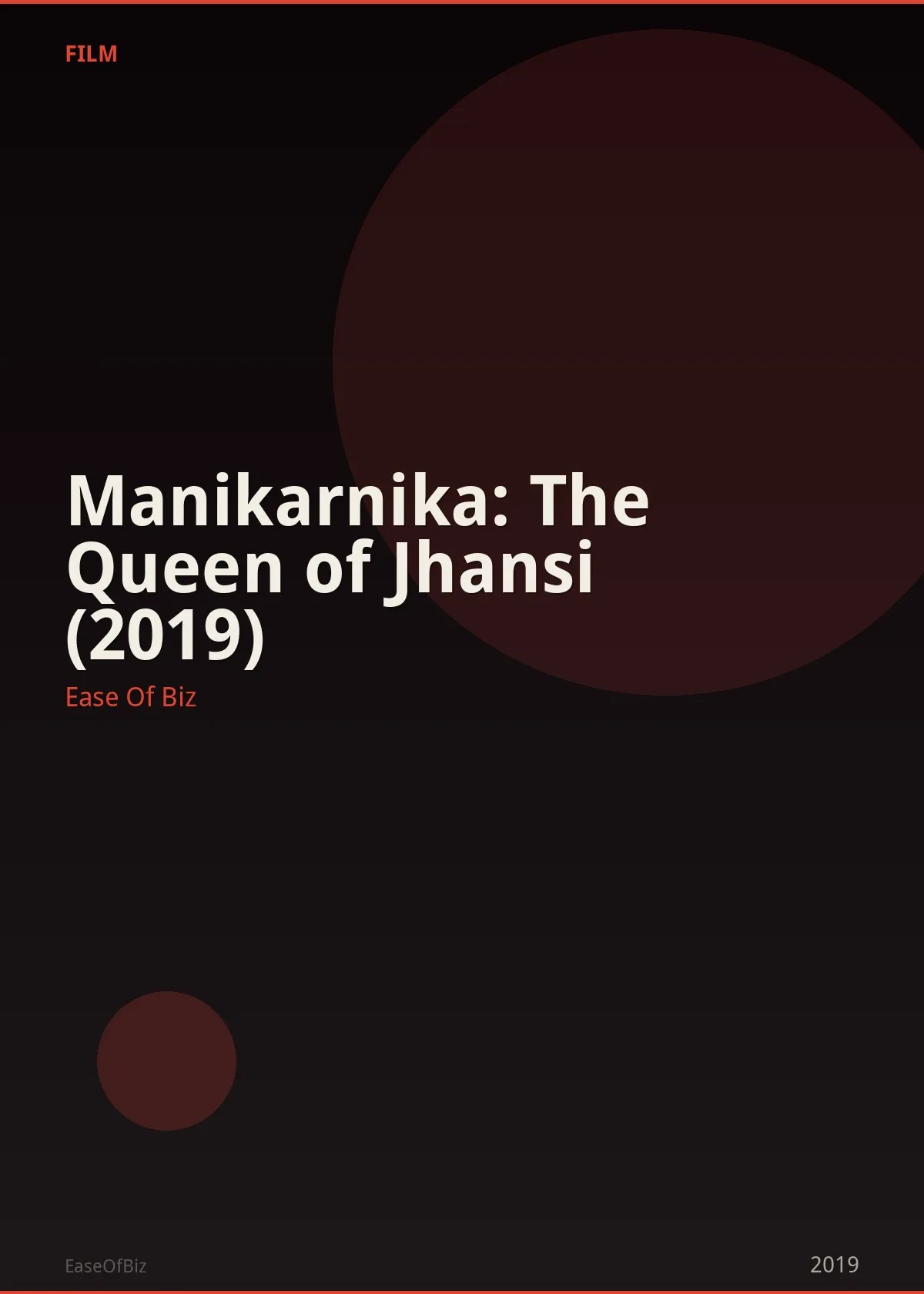 Manikarnika: The Queen of Jhansi (2019)