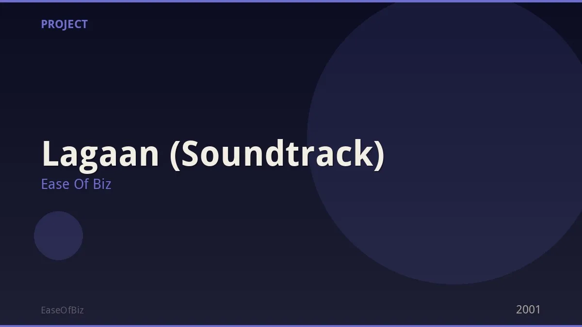 Lagaan (Soundtrack)