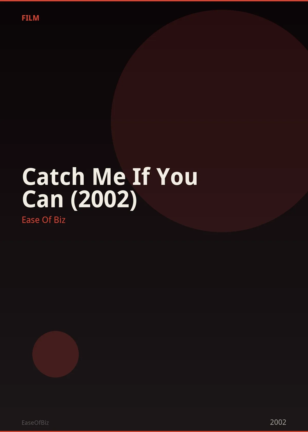 Catch Me If You Can (2002)