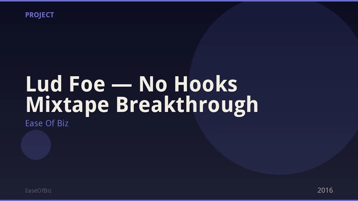Lud Foe — No Hooks Mixtape Breakthrough