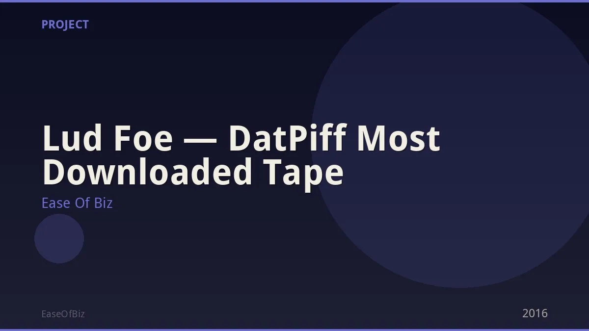 Lud Foe — DatPiff Most Downloaded Tape