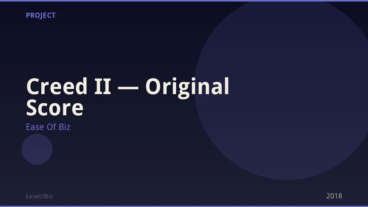 Creed II — Original Score