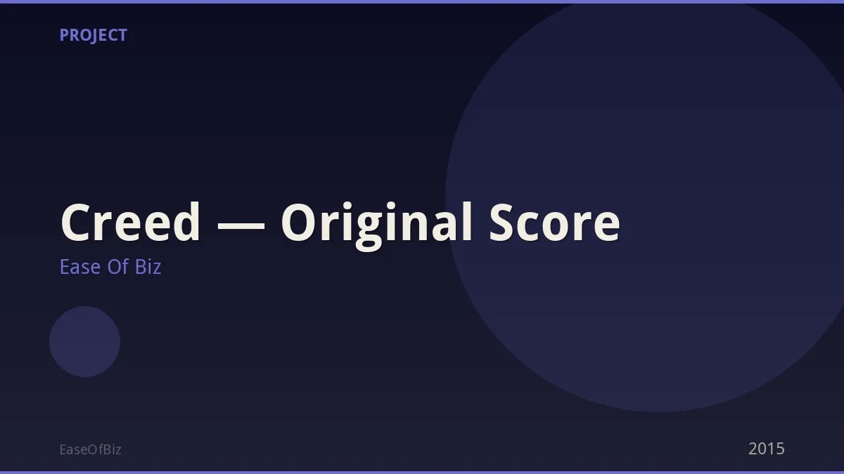 Creed — Original Score