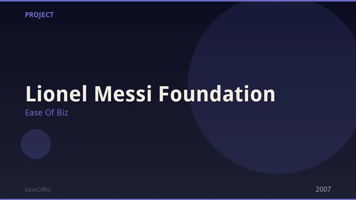 Lionel Messi Foundation