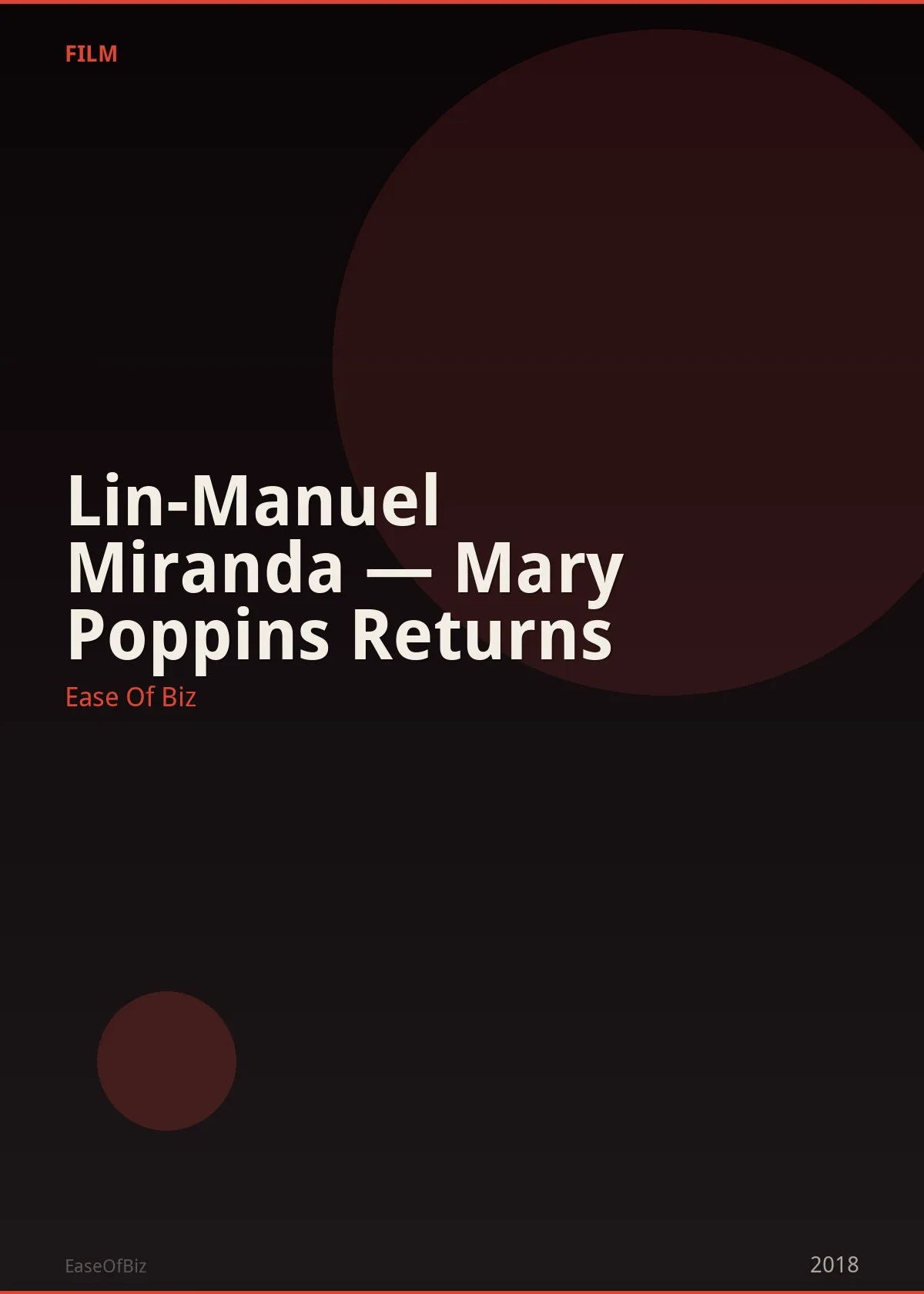 Lin-Manuel Miranda — Mary Poppins Returns
