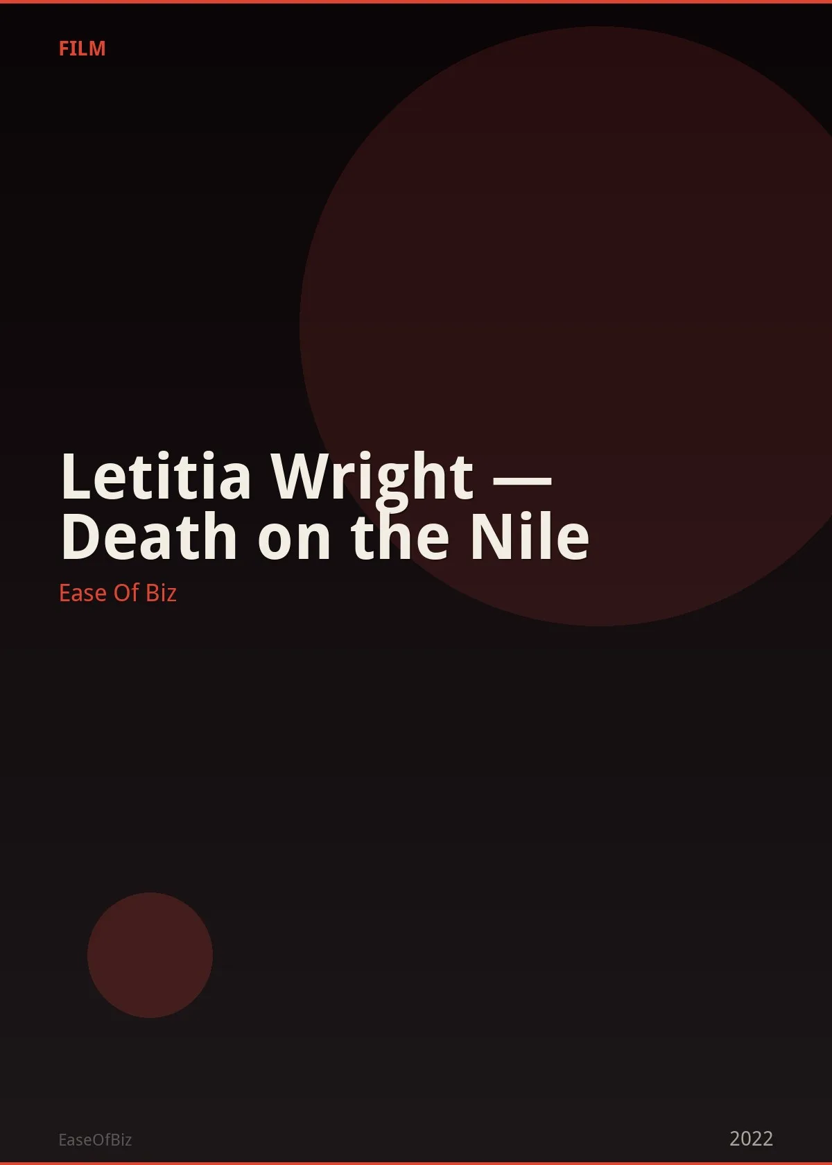 Letitia Wright — Death on the Nile