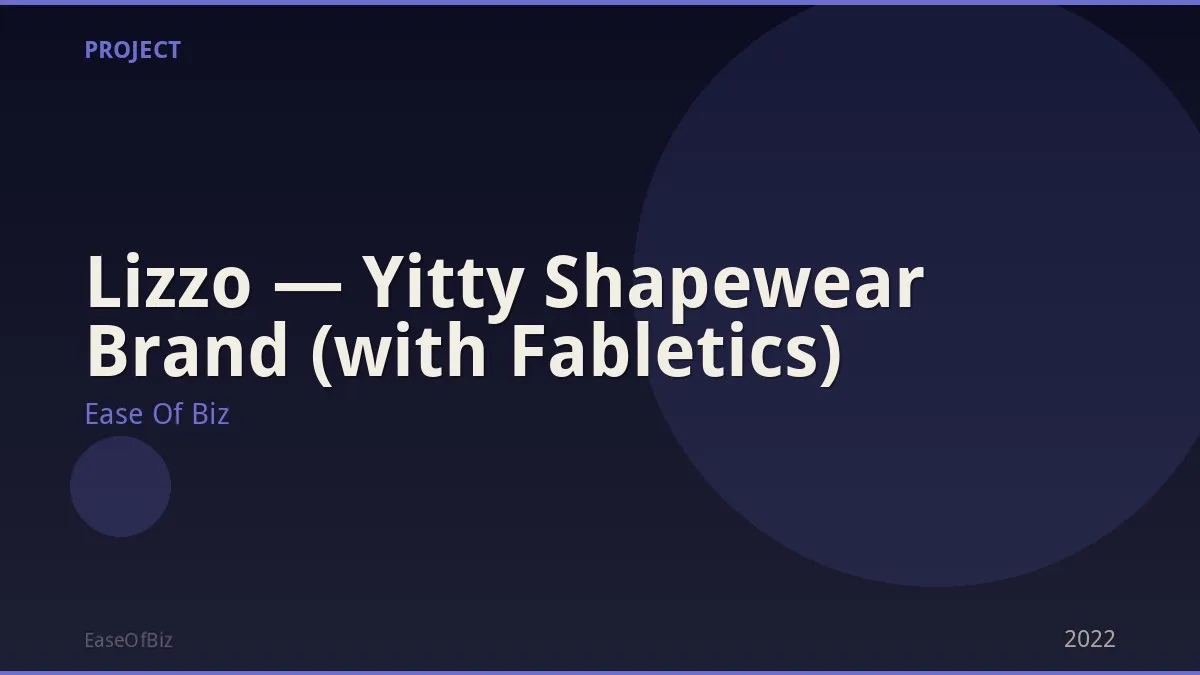 Lizzo — Yitty Shapewear Brand (with Fabletics)