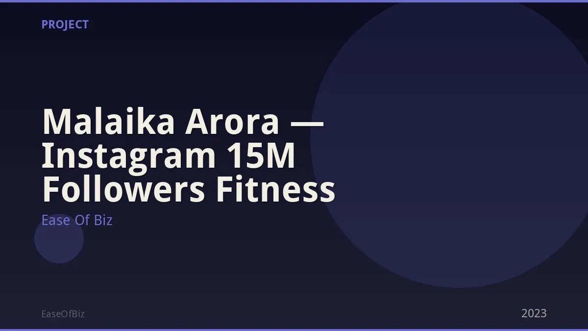 Malaika Arora — Instagram 15M Followers Fitness