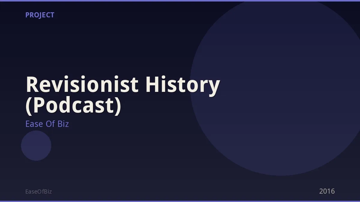 Revisionist History (Podcast)