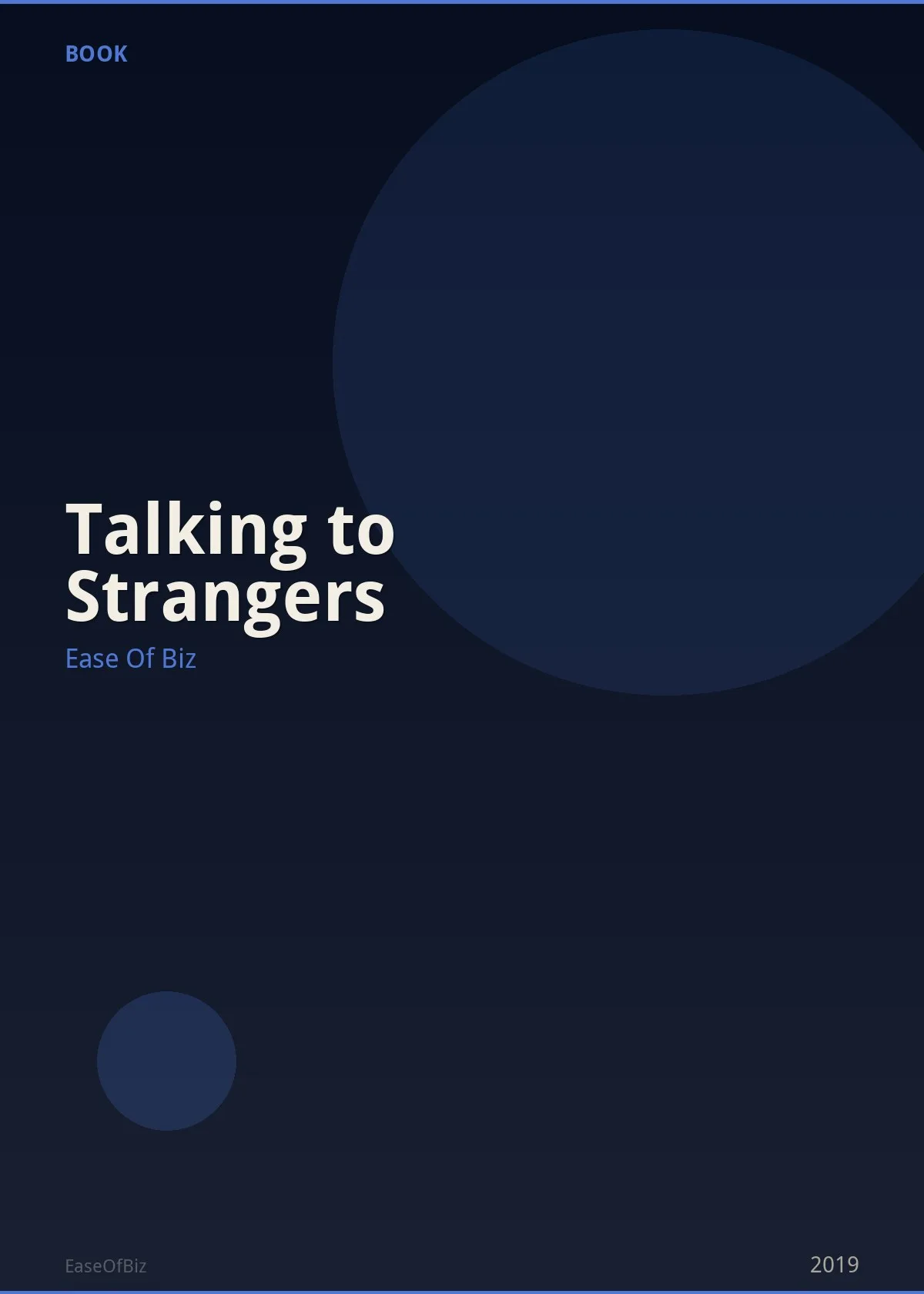 Talking to Strangers