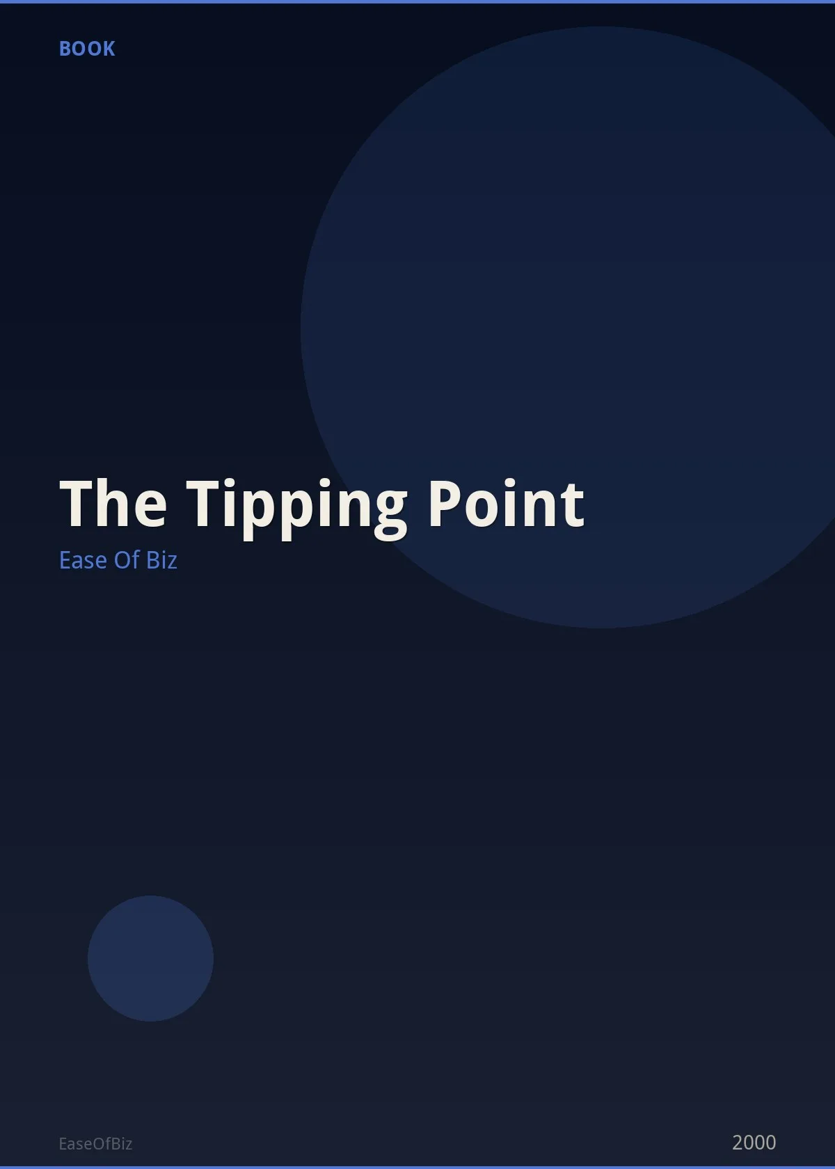The Tipping Point
