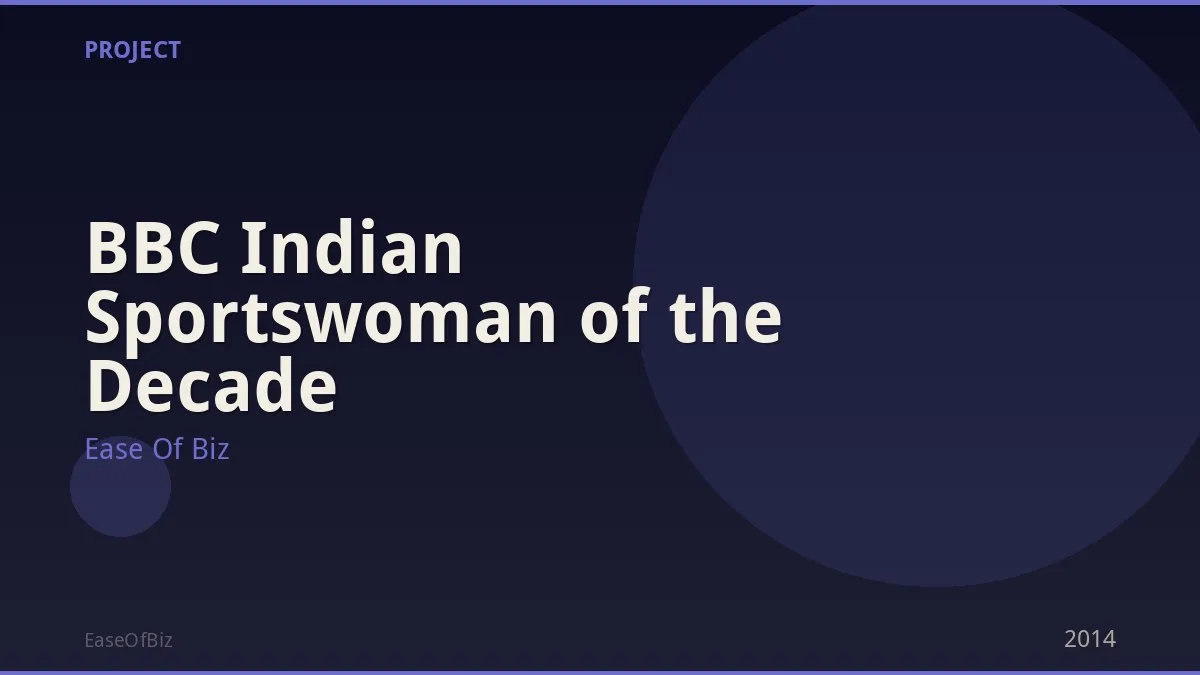 BBC Indian Sportswoman of the Decade