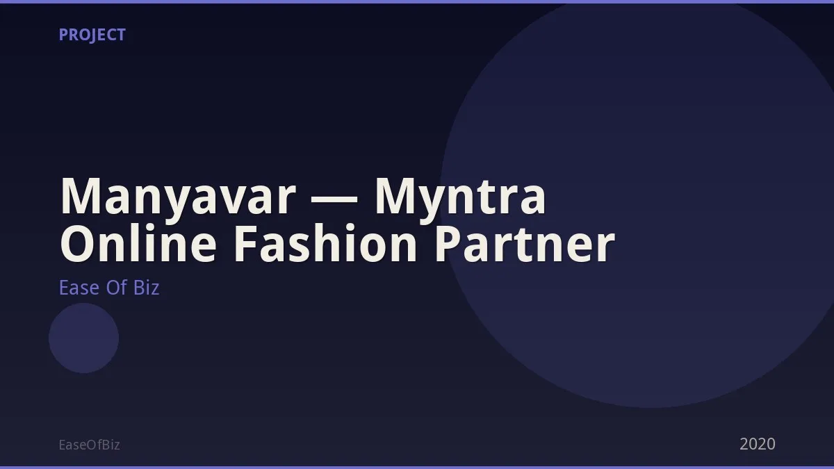 Manyavar — Myntra Online Fashion Partner