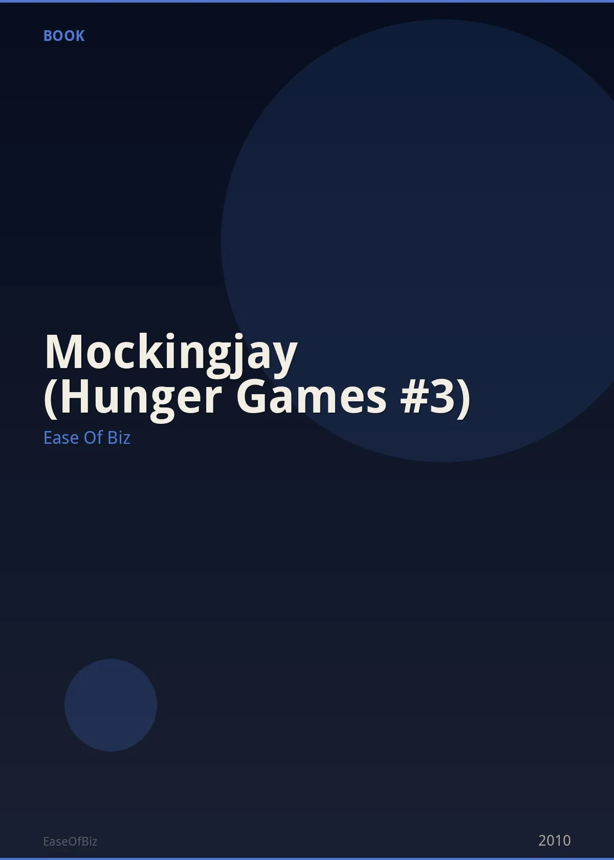 Mockingjay (Hunger Games #3)