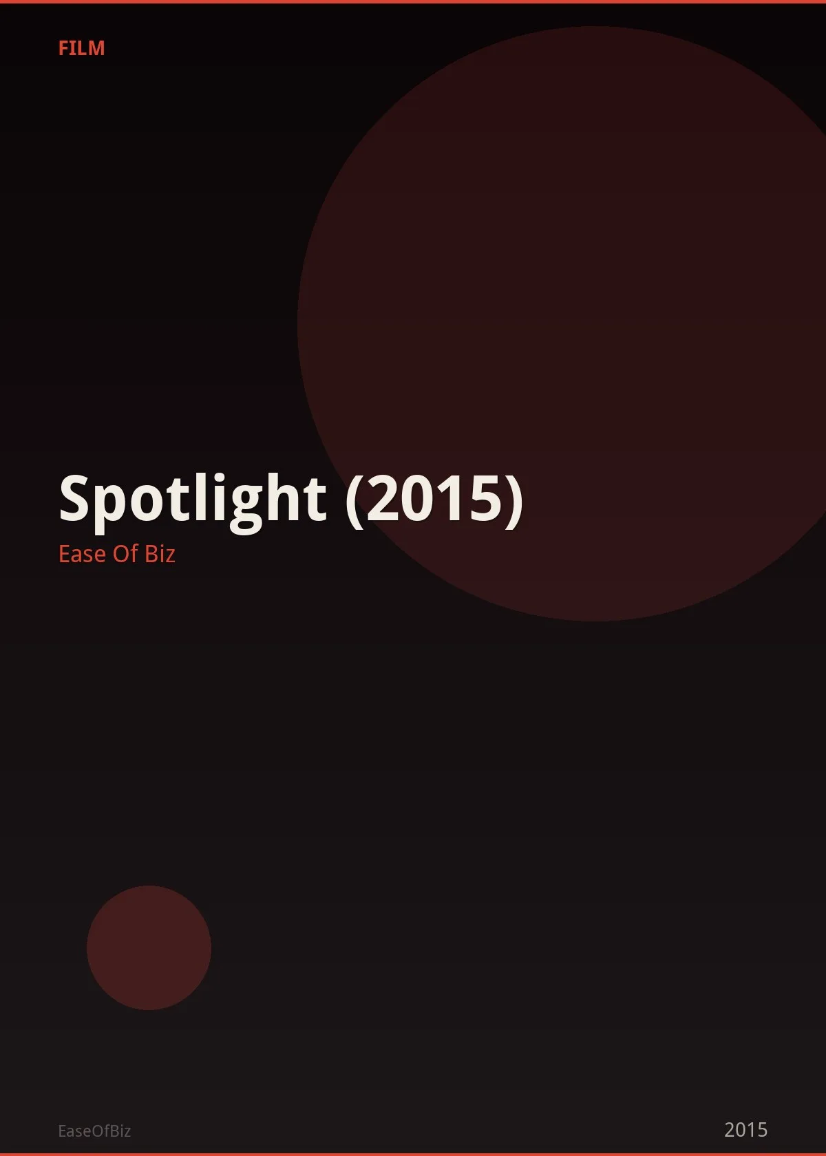 Spotlight (2015)