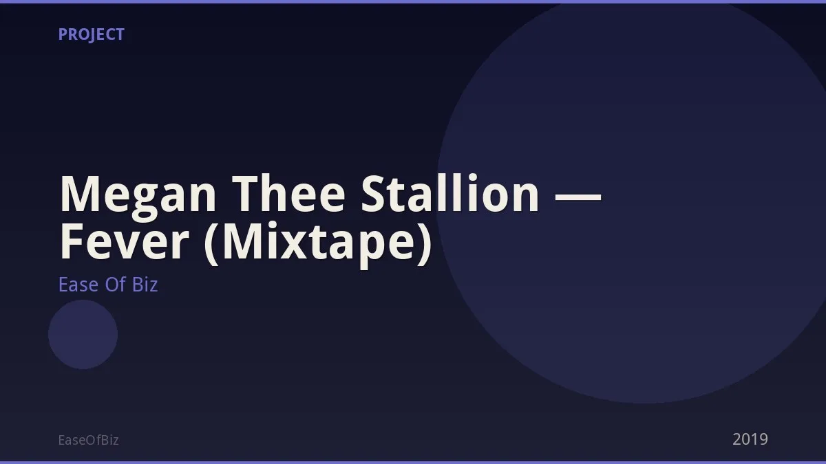 Megan Thee Stallion — Fever (Mixtape)