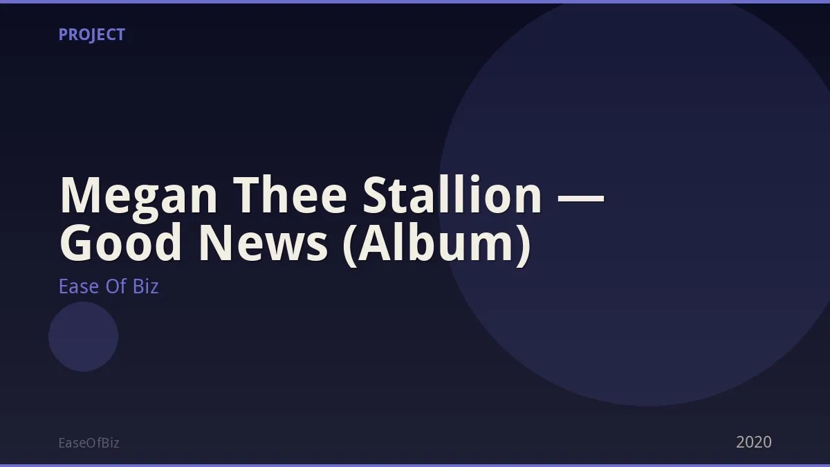 Megan Thee Stallion — Good News (Album)