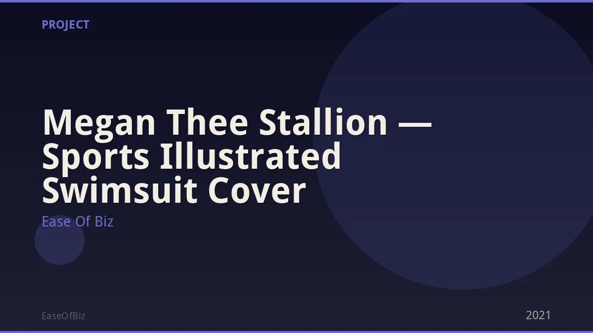 Megan Thee Stallion — Sports Illustrated Swimsuit Cover