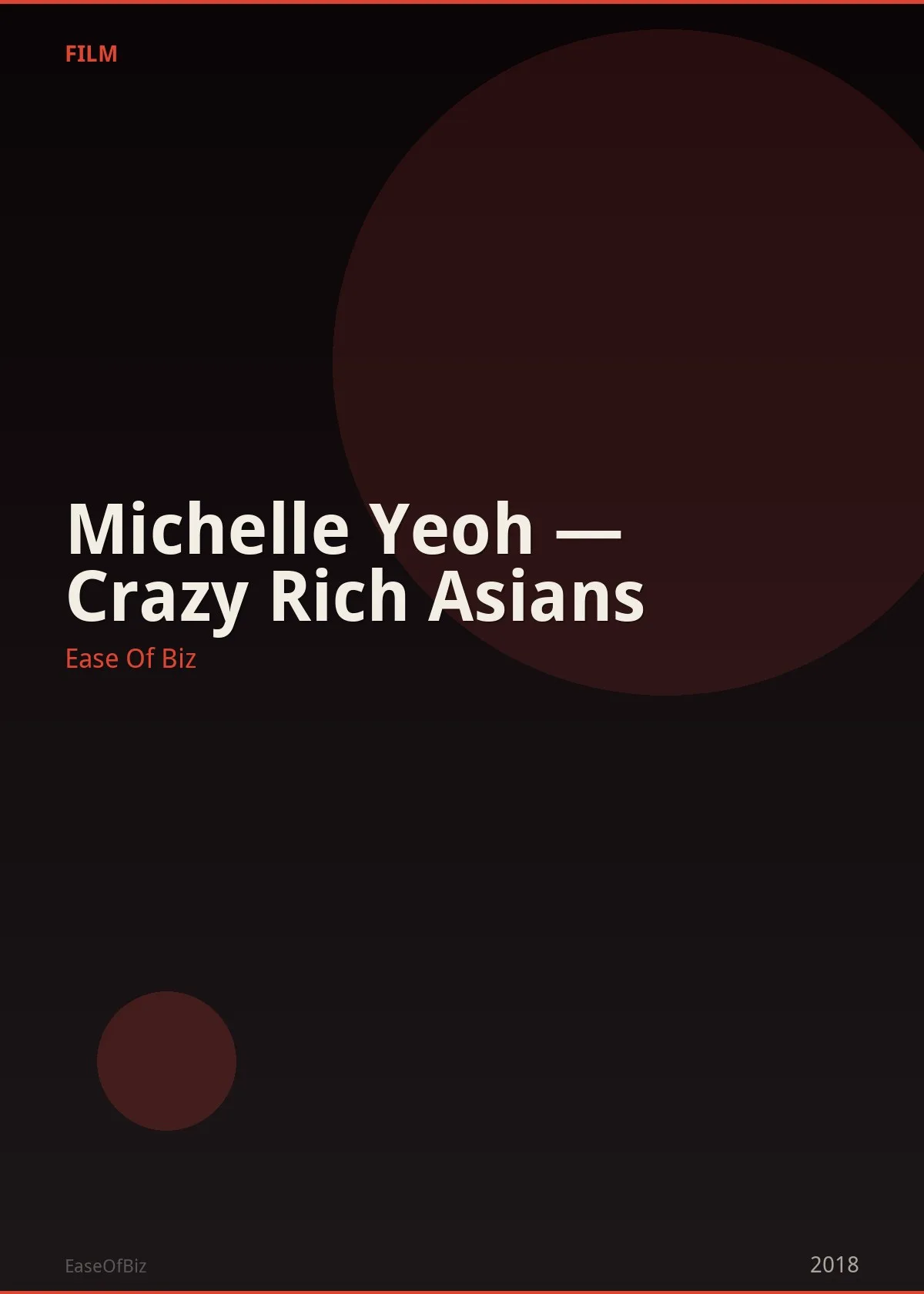 Michelle Yeoh — Crazy Rich Asians