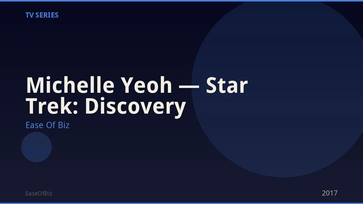 Michelle Yeoh — Star Trek: Discovery