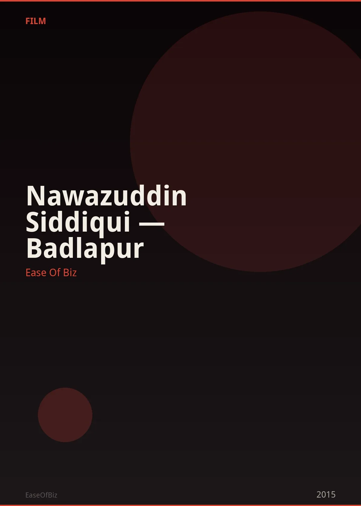 Nawazuddin Siddiqui — Badlapur