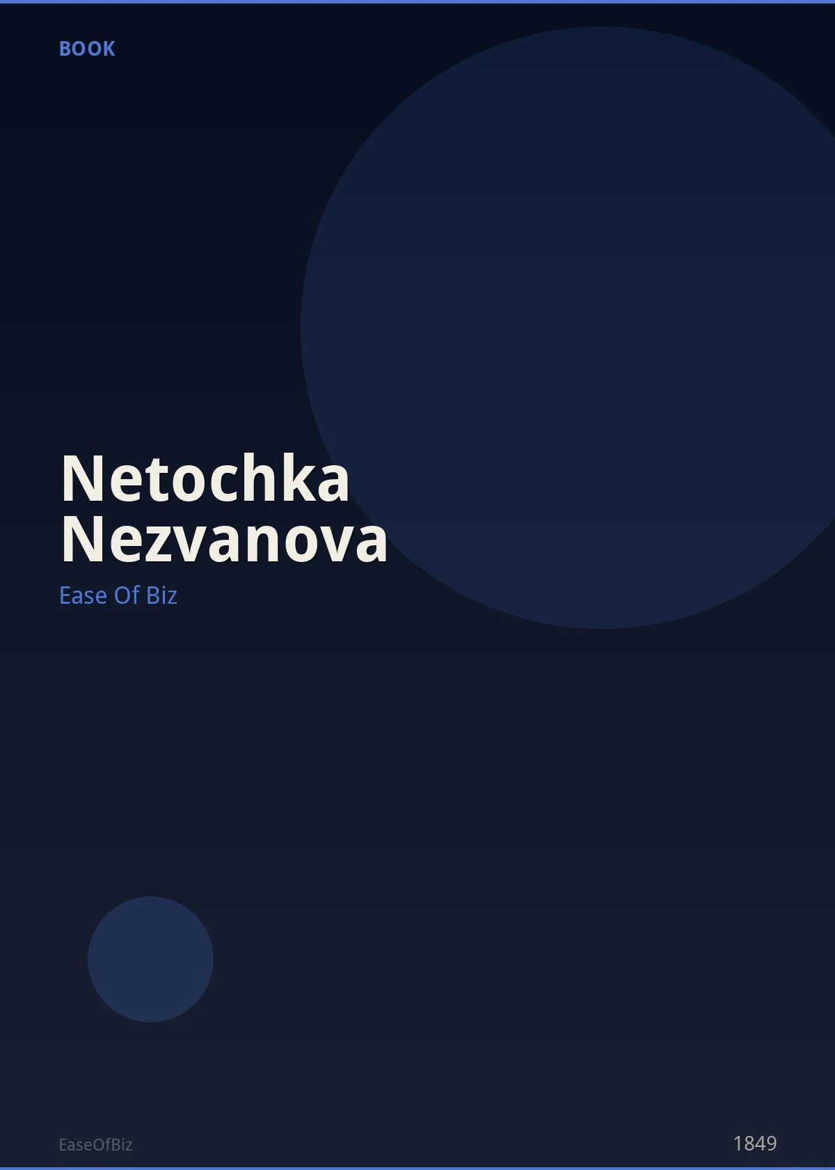 Netochka Nezvanova