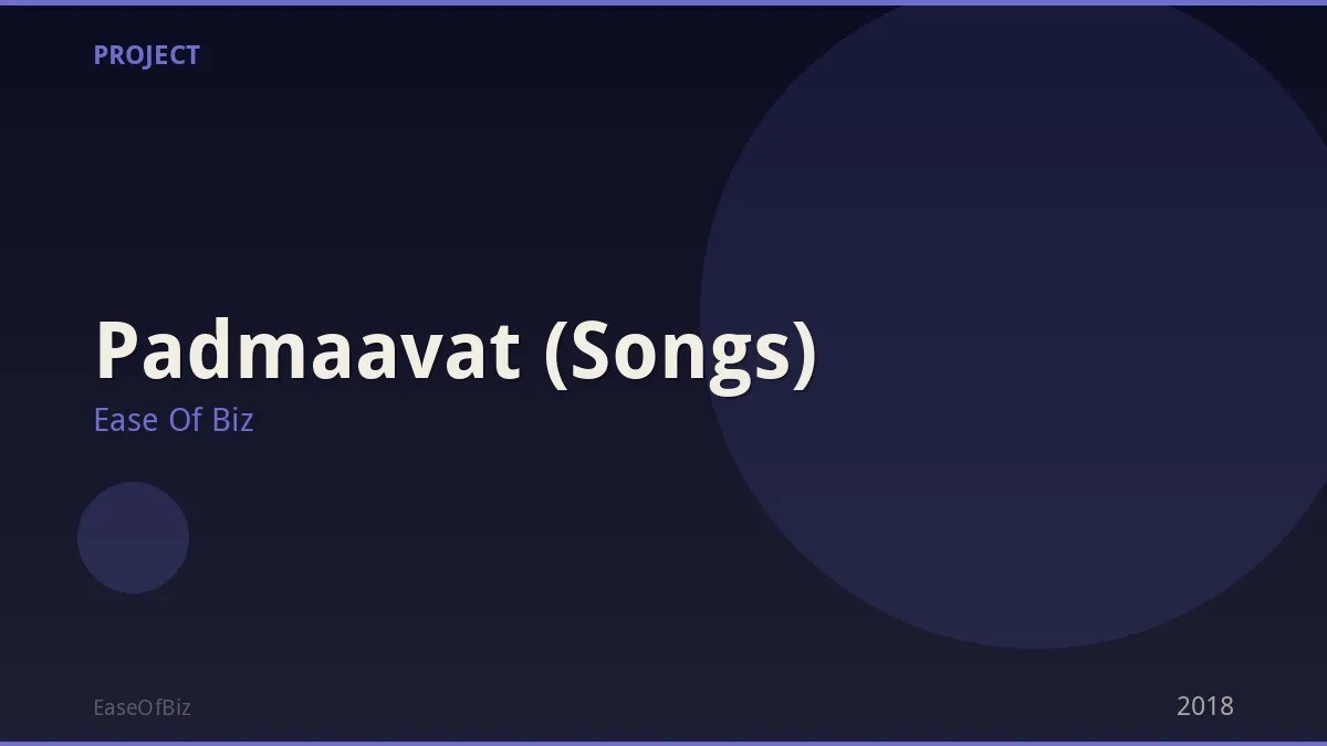 Padmaavat (Songs)