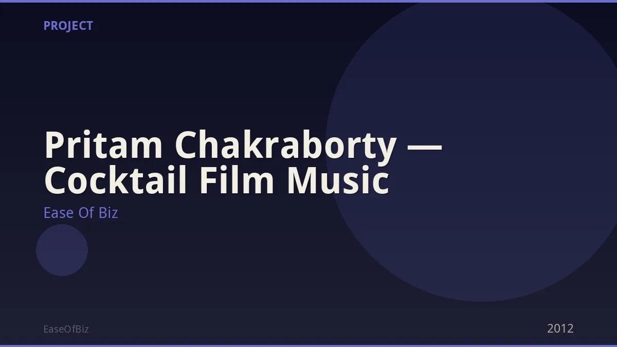 Pritam Chakraborty — Cocktail Film Music