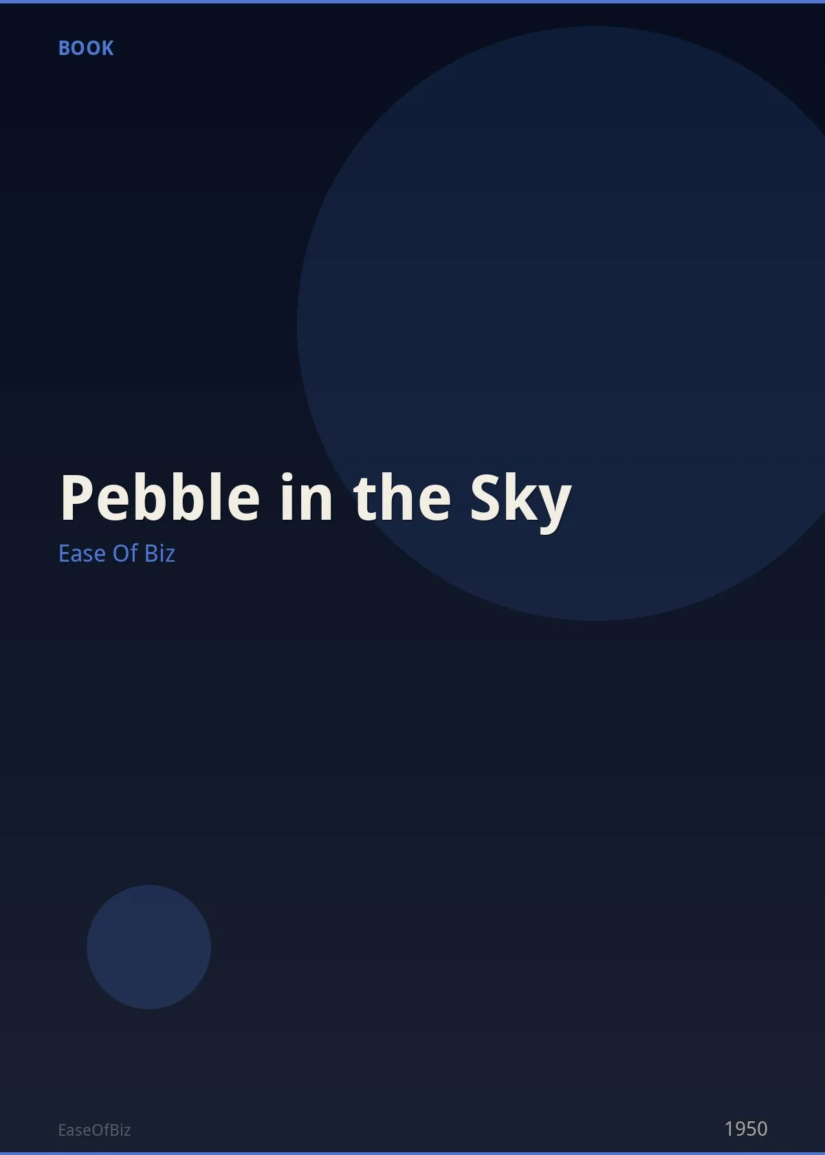 Pebble in the Sky