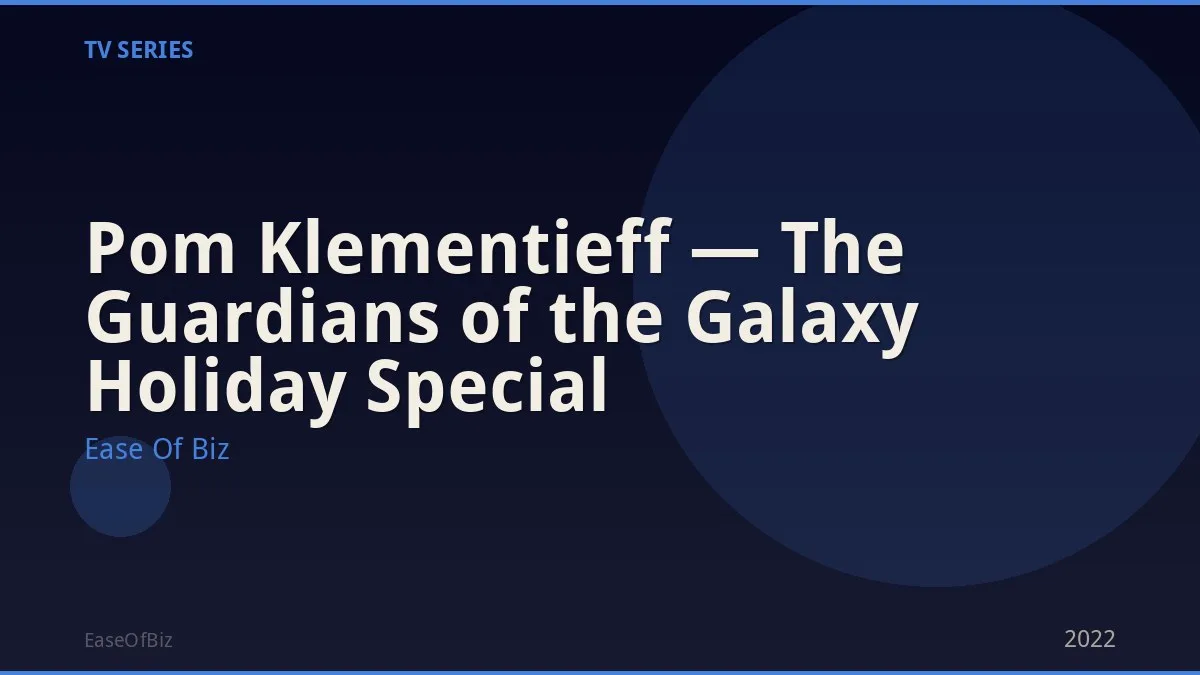 Pom Klementieff — The Guardians of the Galaxy Holiday Special