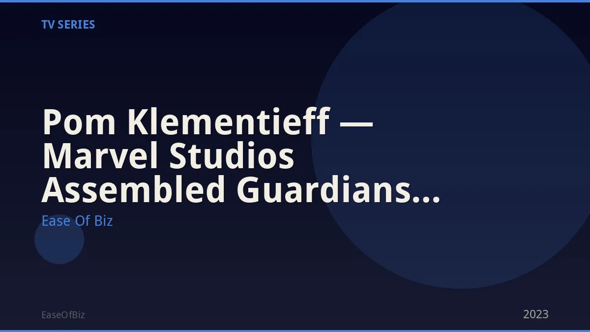 Pom Klementieff — Marvel Studios Assembled Guardians Documentary
