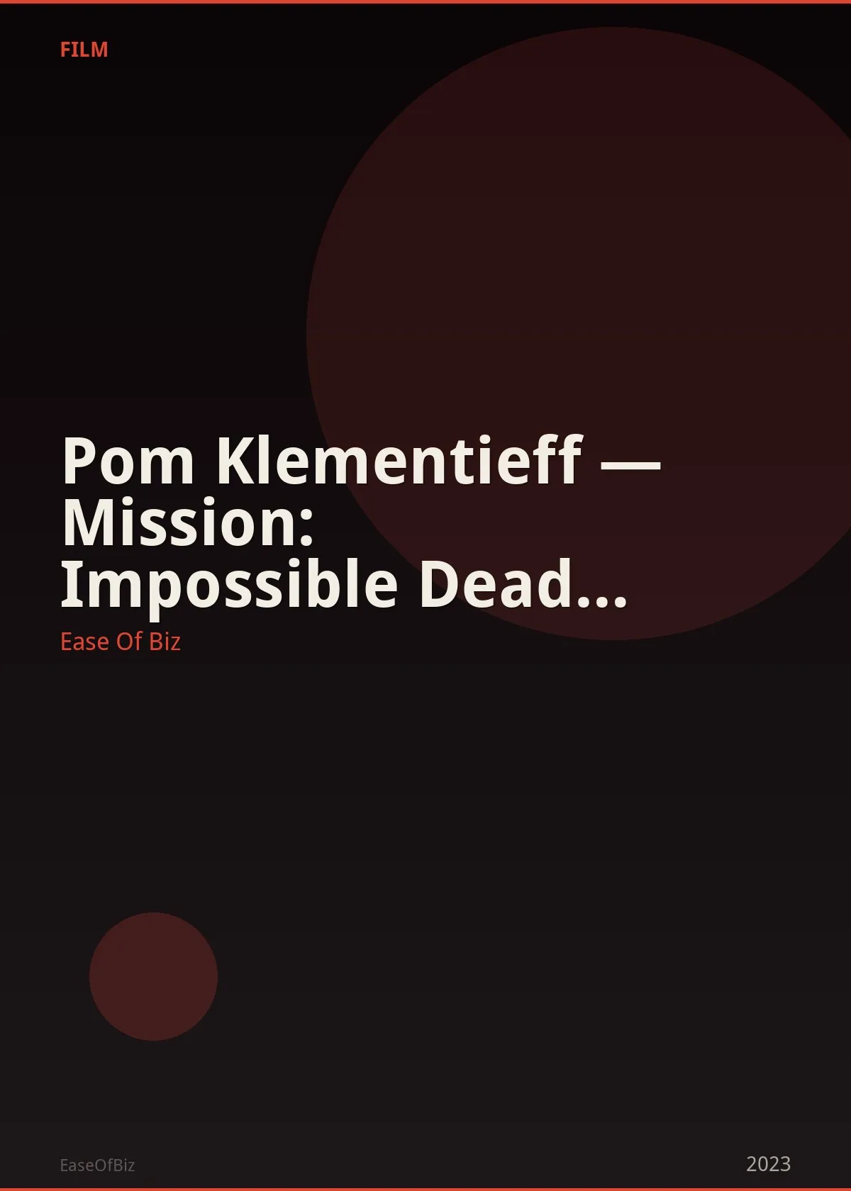 Pom Klementieff — Mission: Impossible Dead Reckoning