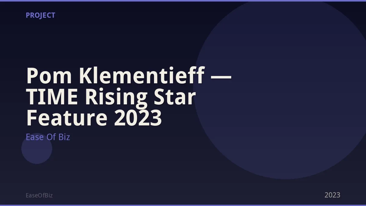 Pom Klementieff — TIME Rising Star Feature 2023