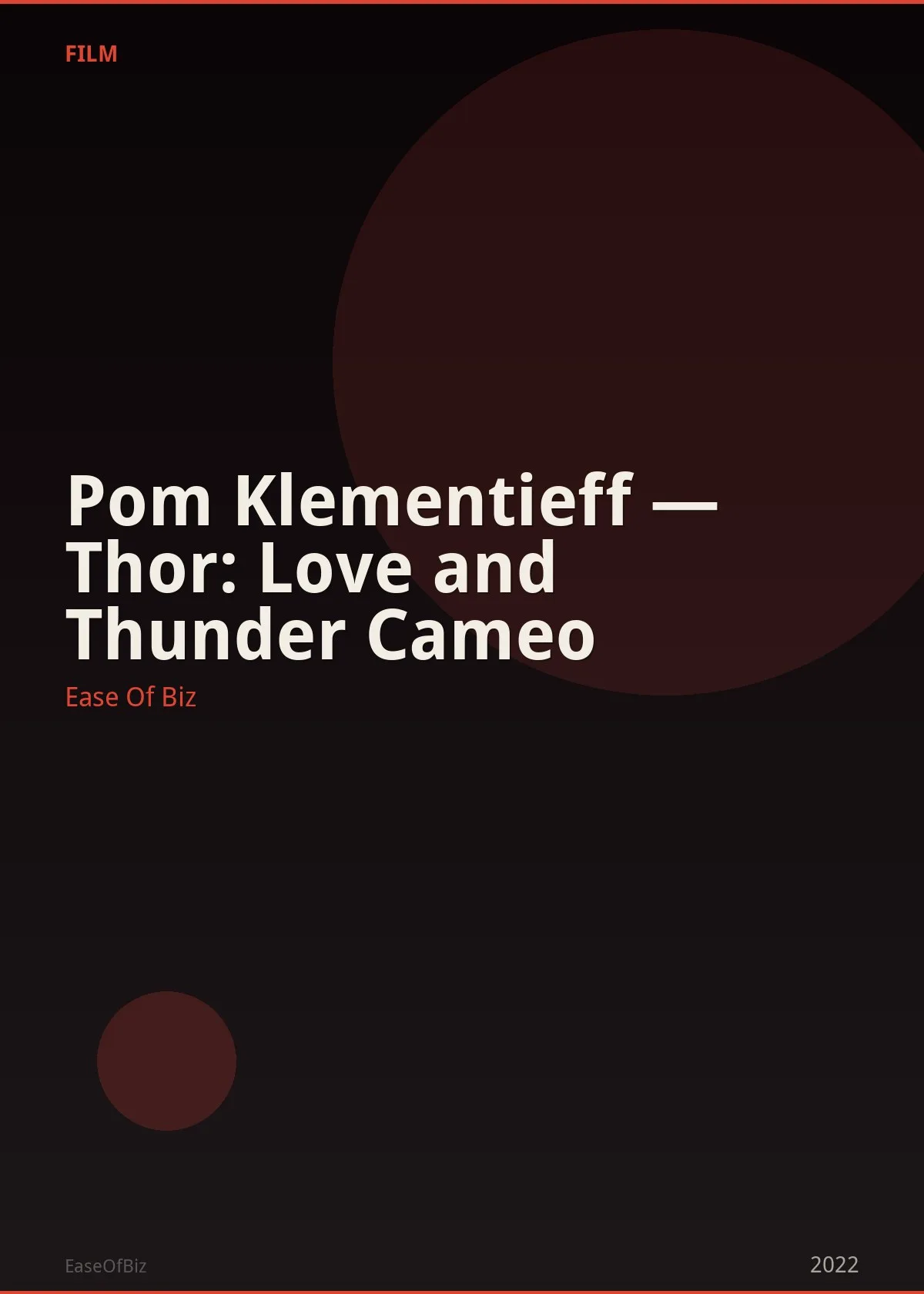 Pom Klementieff — Thor: Love and Thunder Cameo