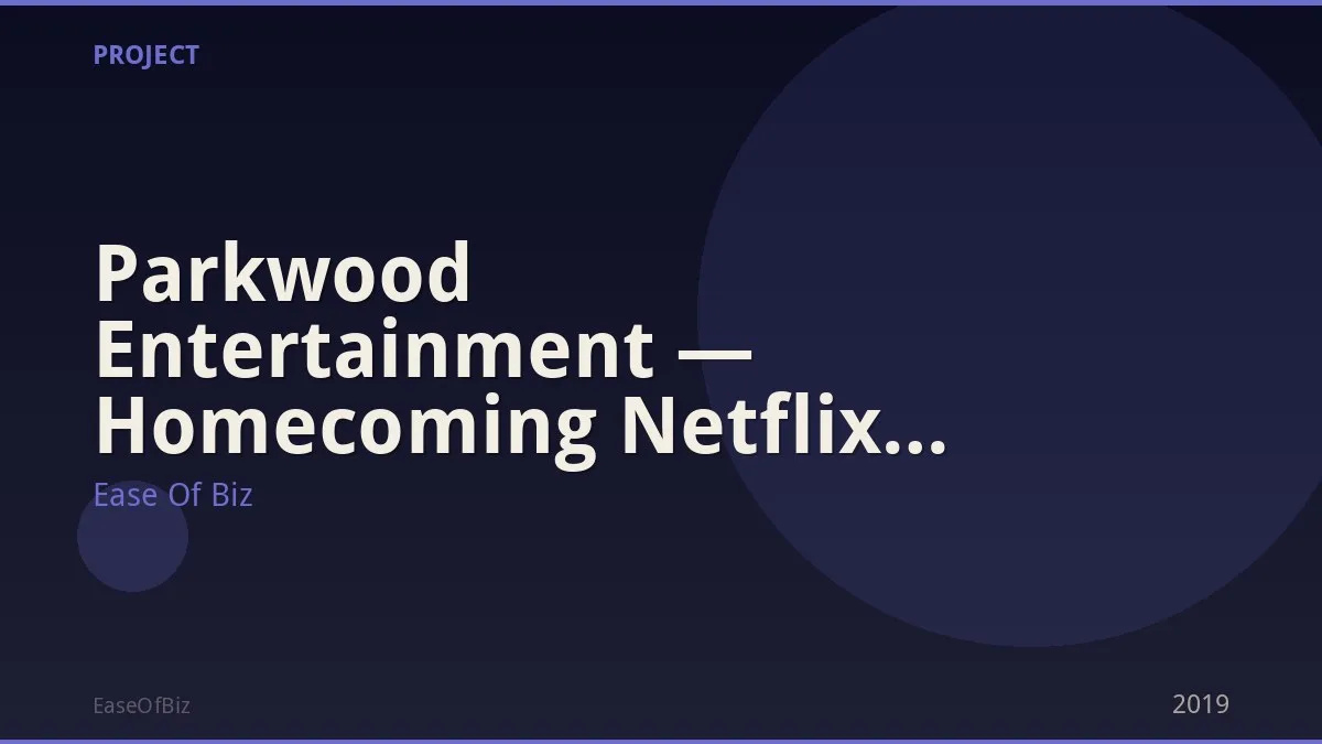 Parkwood Entertainment — Homecoming Netflix Documentary